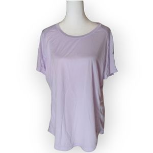 Adidas Aero ready Breathable Yoga Athletic Lilac Purple Loose Tee Size 1X